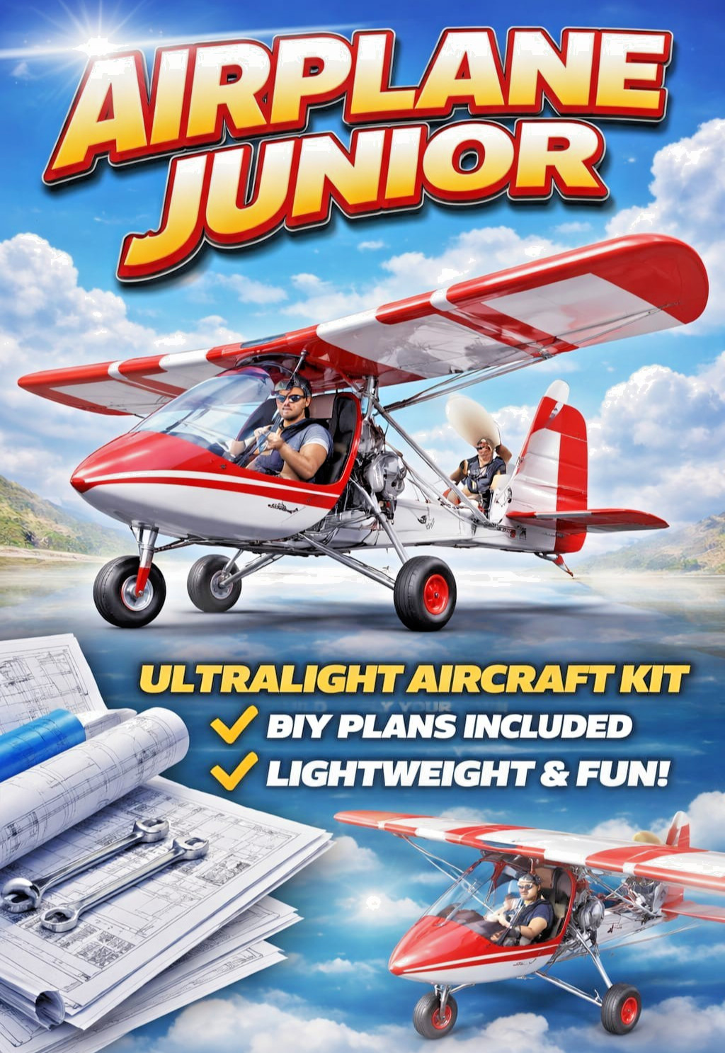 Plans-Ultralight Aircraft ,,Junior Aircraft,,- Plans