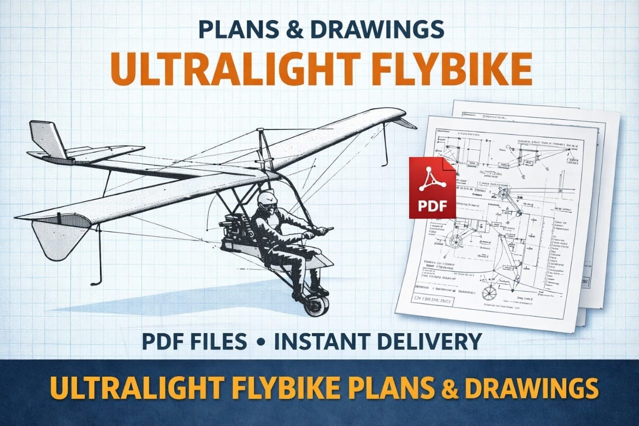 Plans Ultralight Aircraft The ,,Flybike,,-Plans