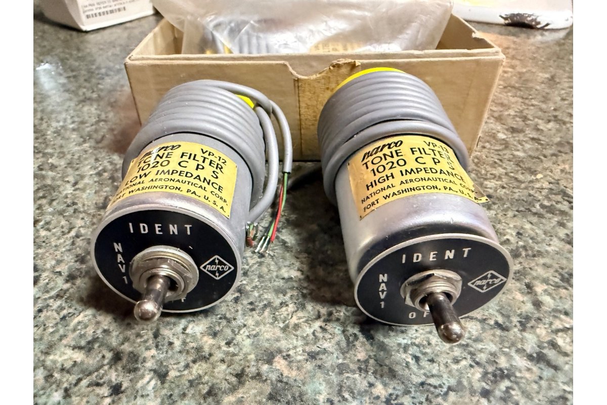 Narco Cessna Tone Filter Switch VP-12