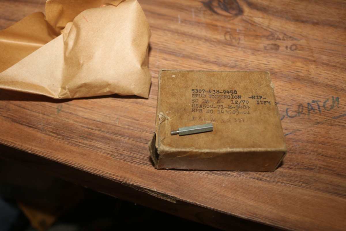 General Electric QTY 50 standoff threaded spacing