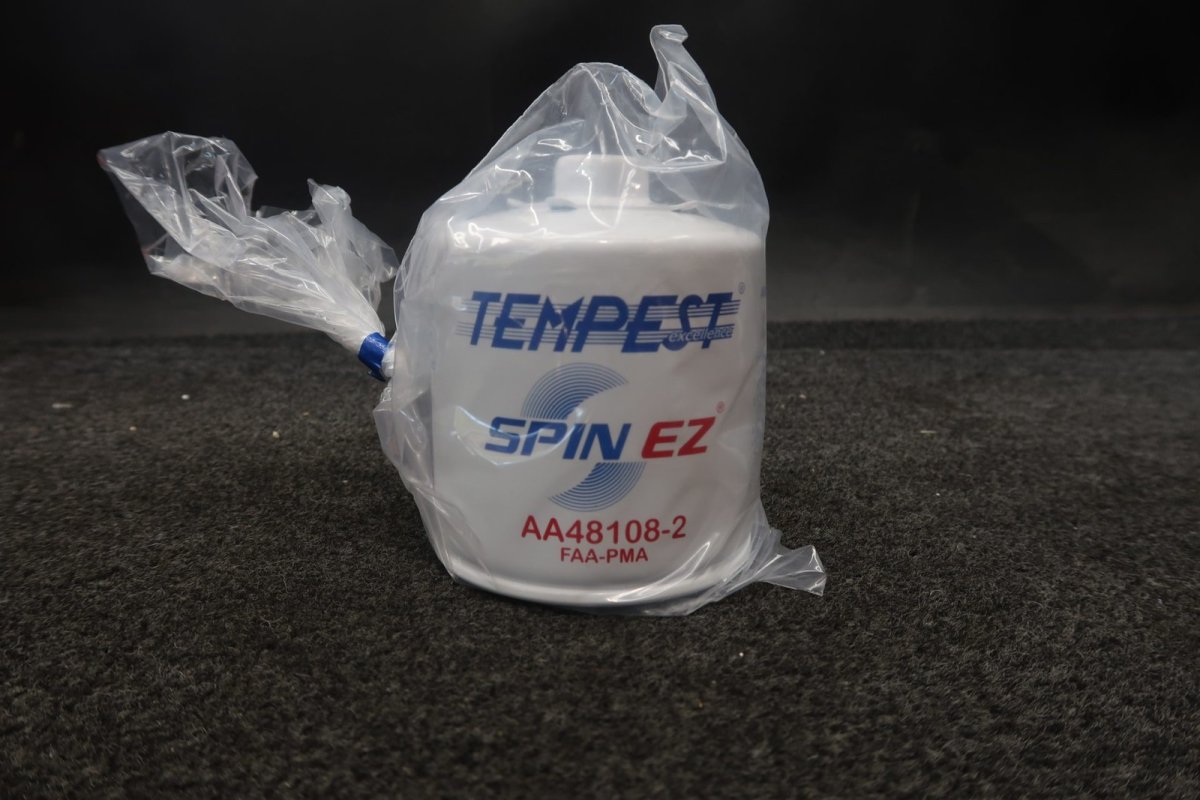 Tempest NEW! Spin EZ Aircraft Oil Filter