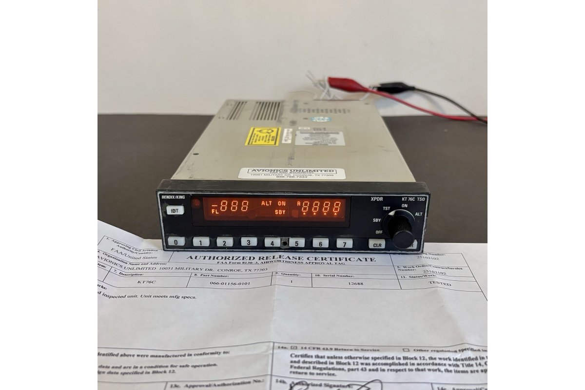 Bendix King KT 76C ATC Transponder PN