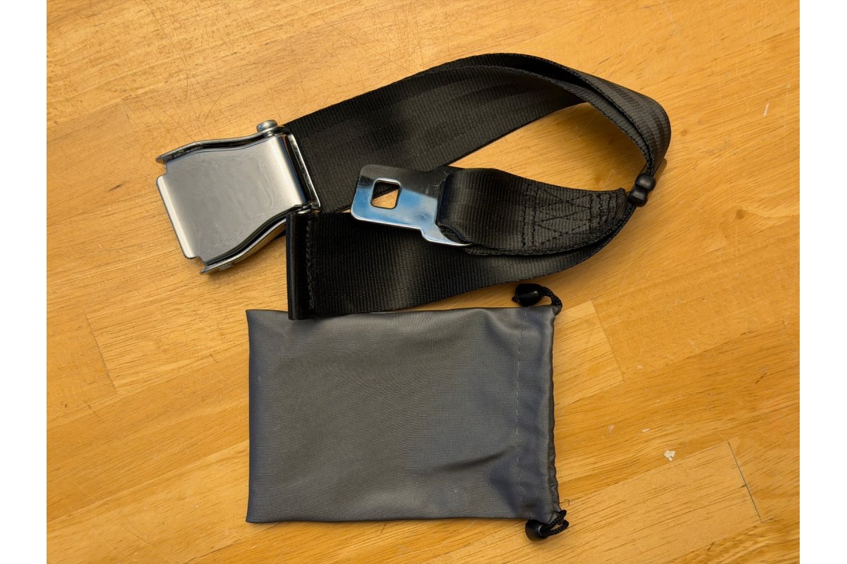 Unknown Airplane Seat Belt Extender With