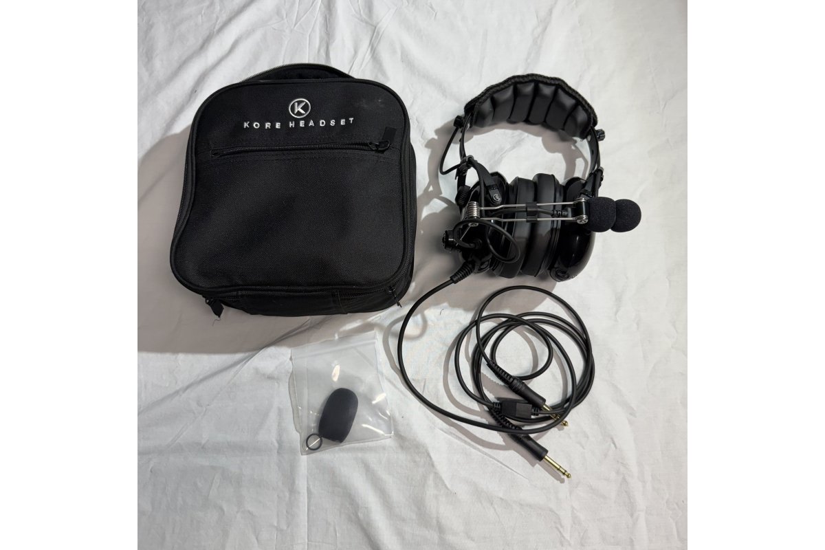 Kore KA-1 Premium Aviation Headset Dual