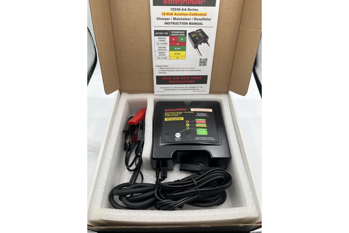 Battery Minder 12248AAS5 12 Volt Aircraft Sealed