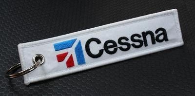 Not Available Cessna Aircraft Logo Keychain For