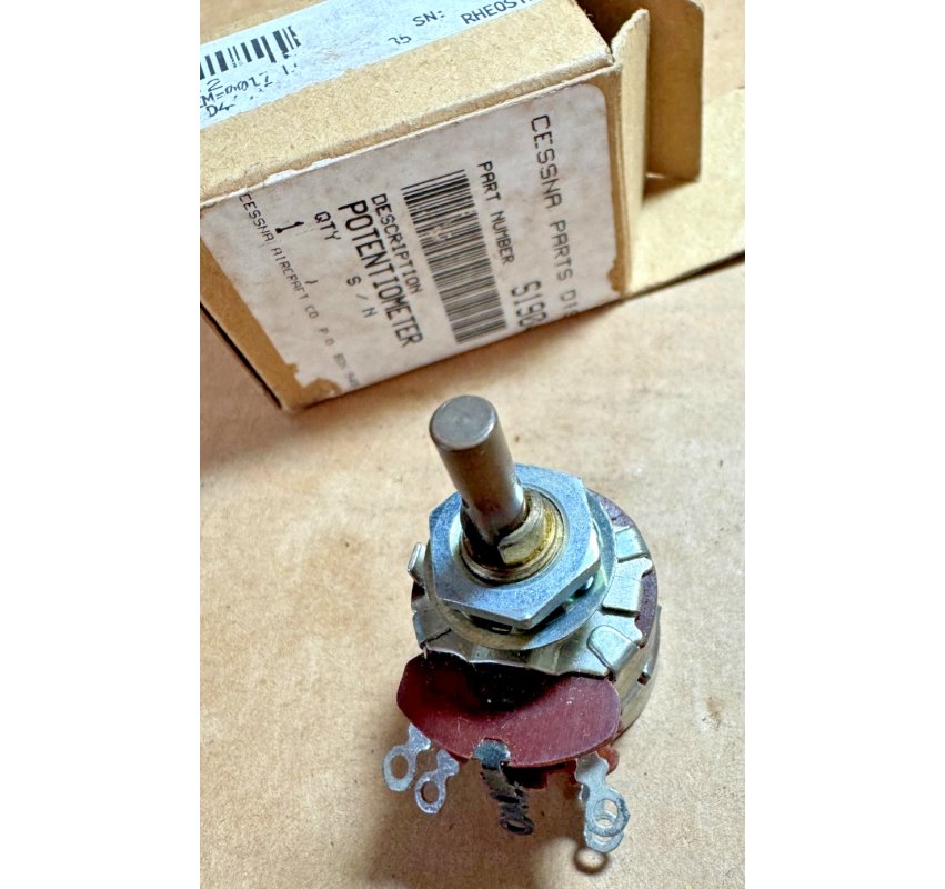 Cessna S1904 Dual Potentiometer (Rheostat) NEW SURPLUS