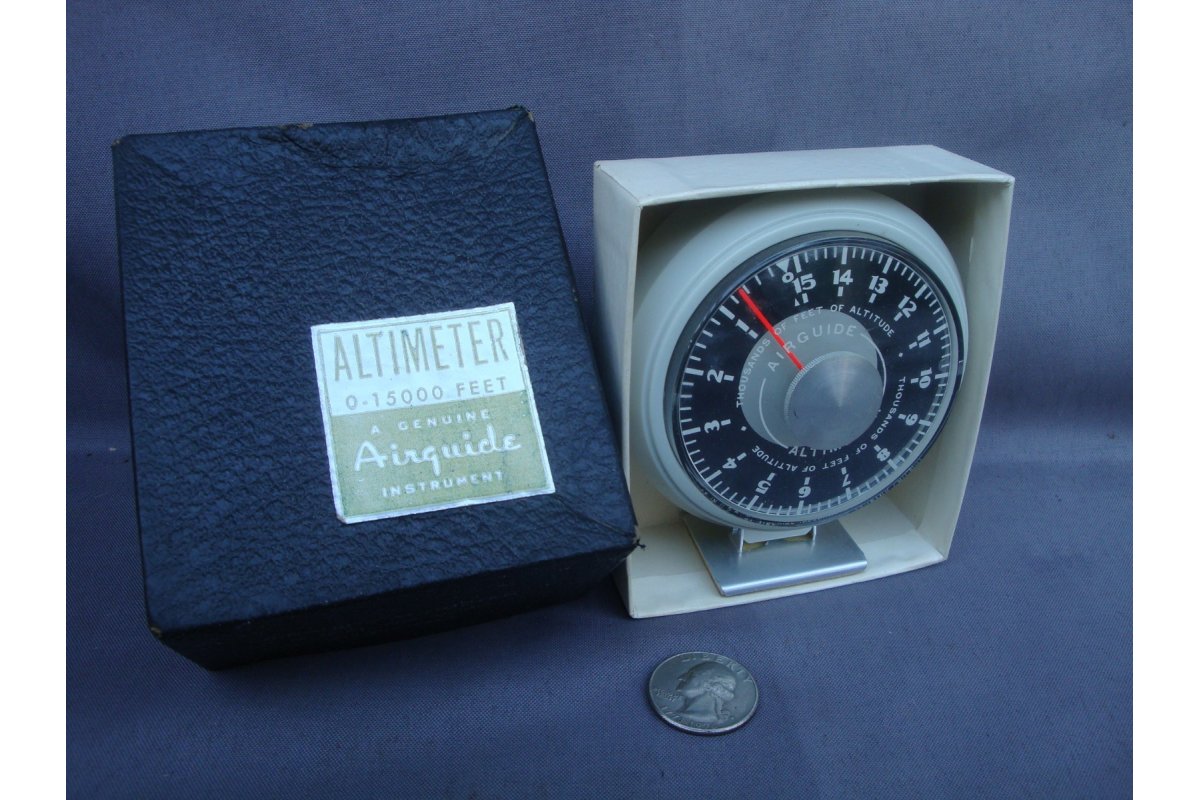 Airguide Vintage ALTIMETER 608C 0-15000 Feet