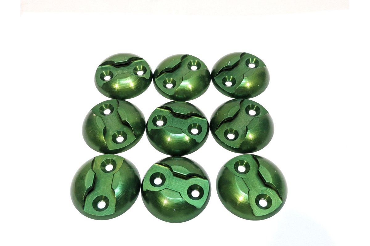 Lot of 9 Green Aircraft