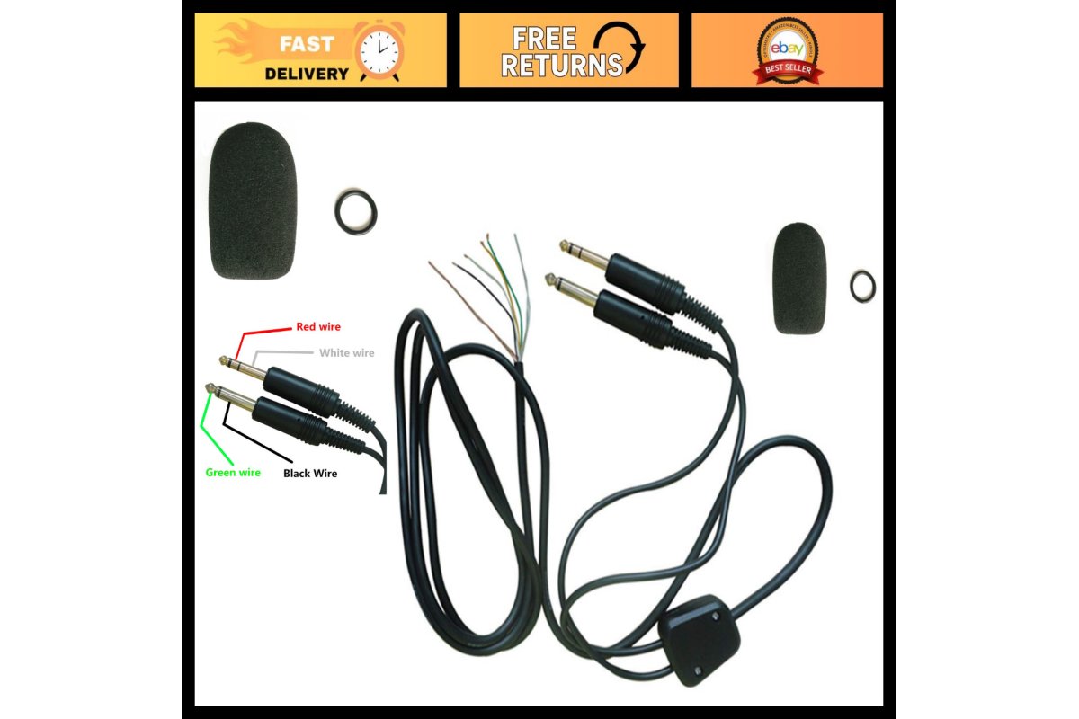 Unbranded Aviation Headset Replacement Cable with