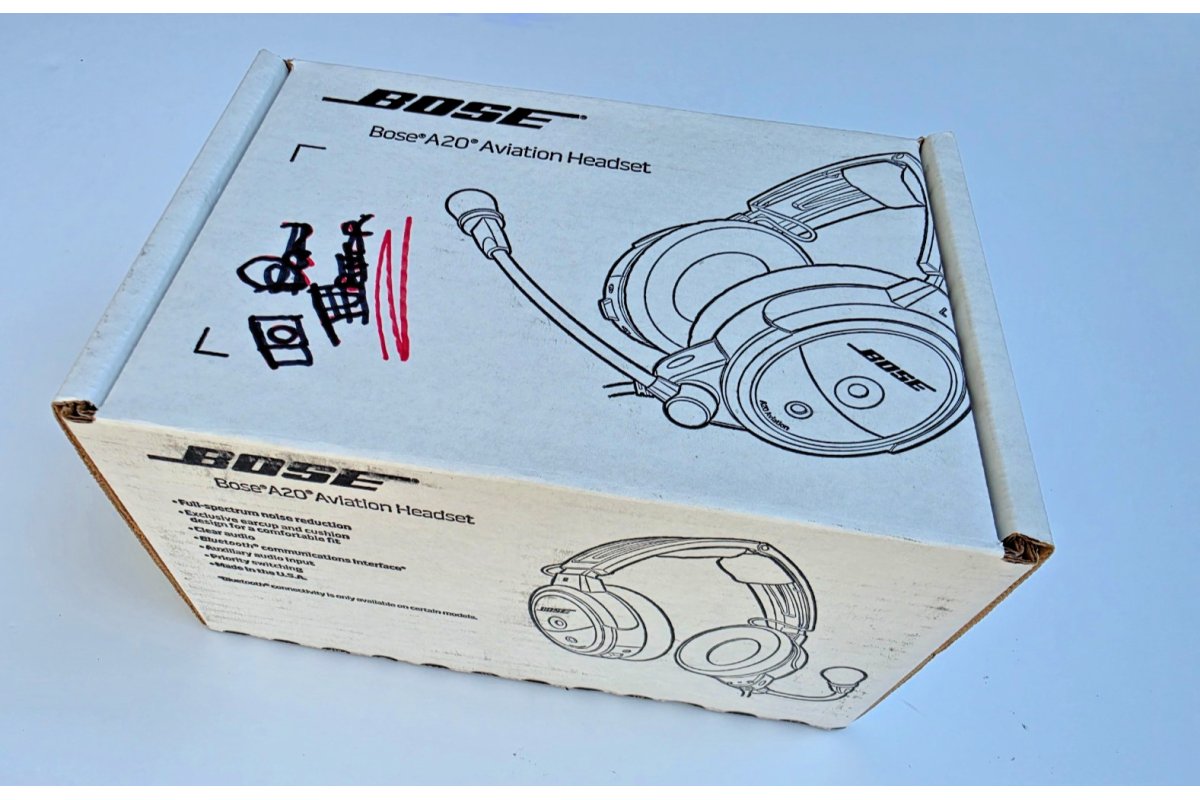 Bose A20 aviation headset bluetooth - new