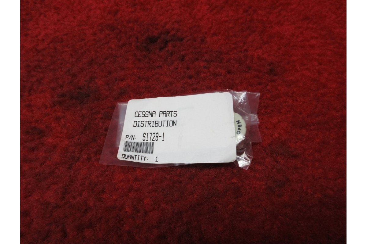Textron Cessna Silencer Knob PN S1728-1