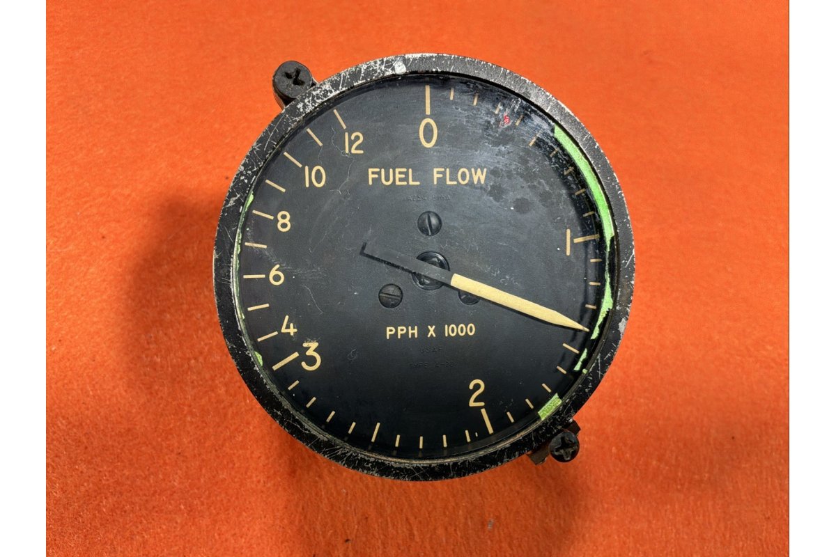 Bendix King Autosyn Fuel Flow Gauge Bendix