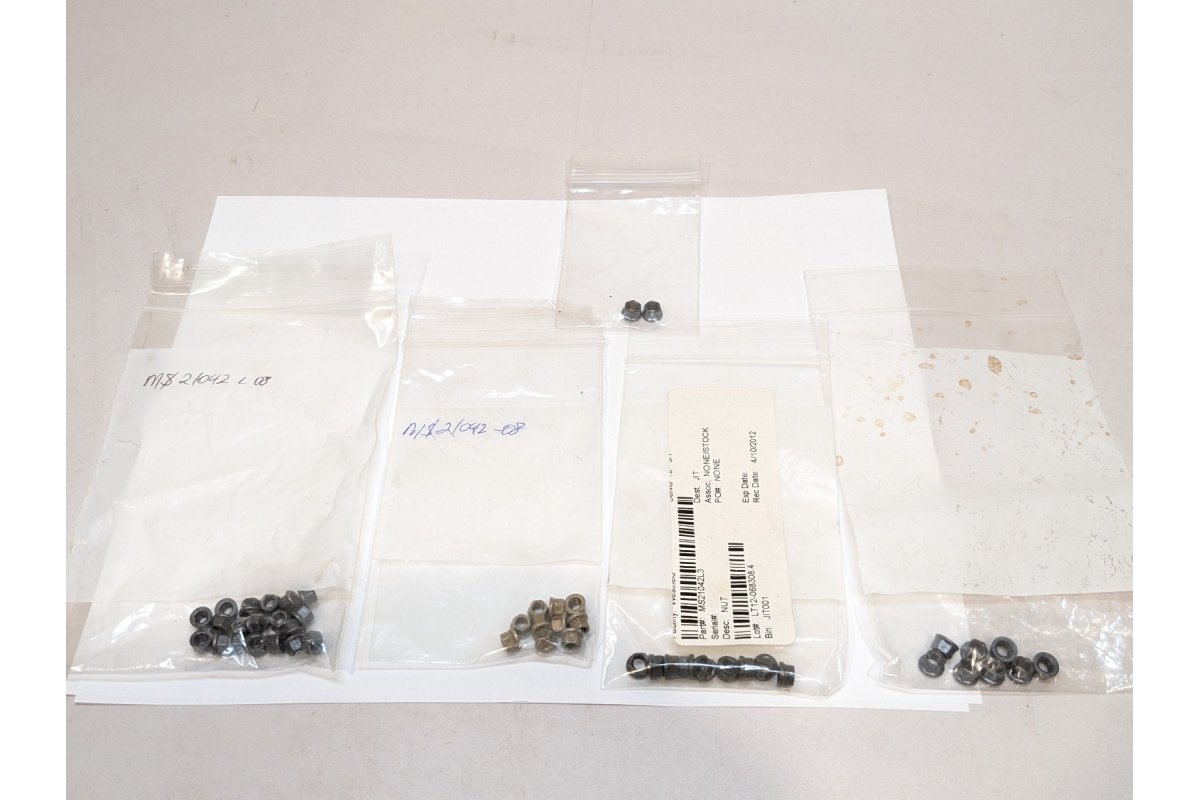 Bendix King Mixed Lot Self Locking Nuts