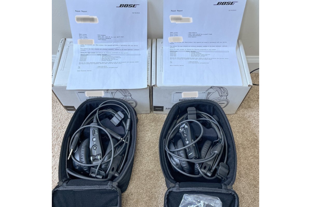 Bose 2X Factory Refurbished A20 ANR