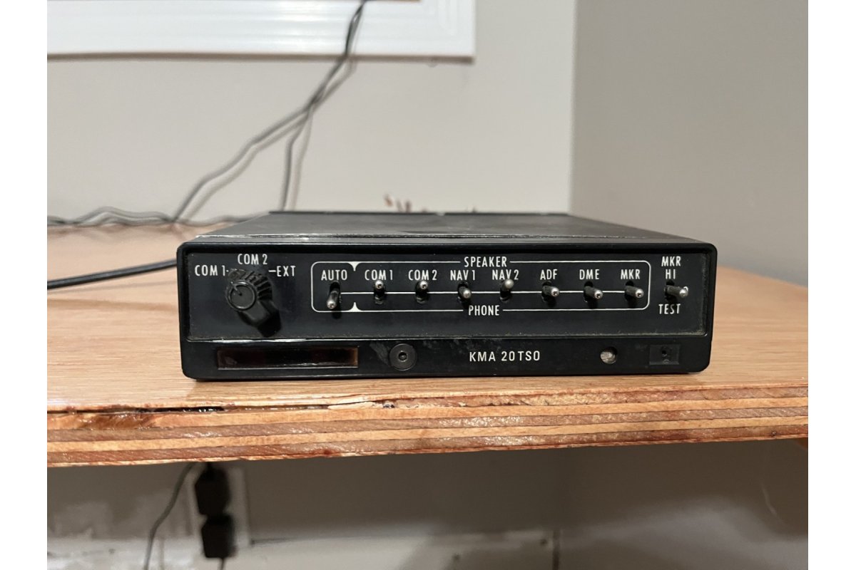 Bendix King King KMA 20 TSO Audio
