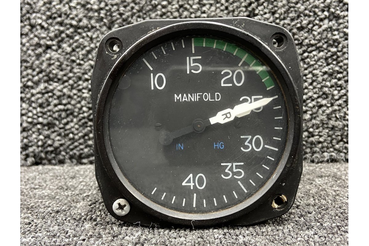 United Instruments 6020-60102 (Alt: C662026-0102) Manifold Pressure Gauge