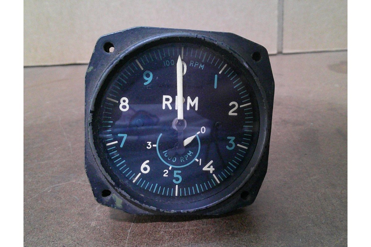 General Electric Aircraft RPM Indicator P